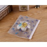 Groothandel aangepaste hoge kwaliteit zelfstijlige Pvc rits zak briefpapier tas plastic zak