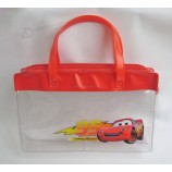 Groothandel aangepaste hoge kwaliteit Eco-Vriendelijke Pvc-jelly tas met handvat