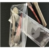 批发定制高品质小清透PVC化妆包wityh ziplock