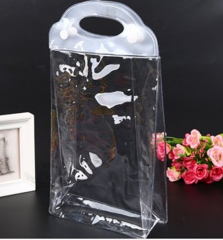 Wholesale Customized high quality PVC Cosmetic Bag Transparent Plastic Gift Bag