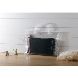 All'ingrosso misura alta qualità spessa plastica Pvc trasparente sacchetto Logo personalizzato mano-Tenuto sacchetti regalo