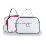 Groothandel aangepaste hoge kwaliteit rits Pvc handtas voor dames