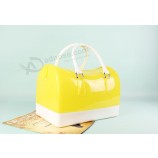 Groothandel aangepaste hoogwaardige duurzame mode Pvc zomer strandtas