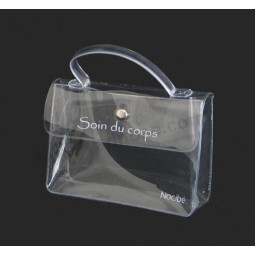 En gros personnalisé haute qualité Pvc cosmétiques sacs cadeaux sacs personnalisés bouton sac