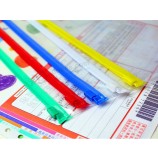 批发定制高品质promontional耐用透明PVC文件袋