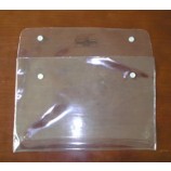 定制高-结束透明按钮塑料包装袋 (PVC)