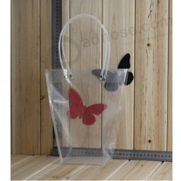 Customized high-end Eco-Friendly Heat Seal Low Price Reusable Clear PVC Tote Bag