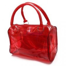 Customized high-end Promotional Fashion PVC Tote Hand Bag