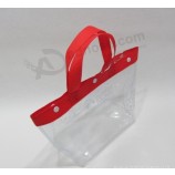 定制高-结束 oem环保透明PVC手提包购物袋手袋