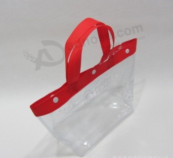 Alta personalizzato-Borse di Shopping bag in ecopelle trasparenti in ecopelle oem oem