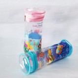 定制高-结束耐用可爱PVC圆筒形圆形笔袋