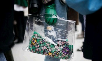 Customized high-end Print Fashion PVC Tote Bag