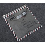 Haut personnalisé-Fin sacs de fermeture à glissière de couleur transparente créative personnalisé sac de fichier Pvc personnalisé