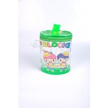 Individuell hoch-Ende oem klar mini niedlich PVC zylinderform griffsack