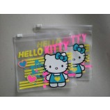 Personalizado alto-Final mini bolsa de ziplock de Cloruro de polivinilo claro lindo