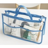 Alta personalizzato-Borsa da viaggio di fine corsa borsa da bagNo in Pvc impermeabile trasparente sacchetto cosmetico per il bagNo