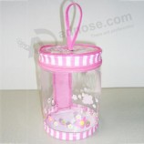 Individuell hoch-Endee drucken niedliche PVC Griff Tasche mit Reißverschluss