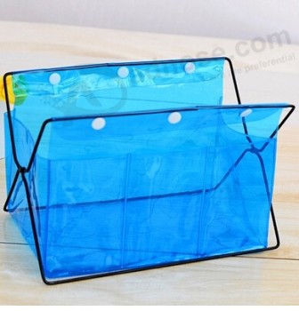 Customized high-end Eco-Friendly Colorful PVC Cosmetic Organizer