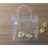 맞춤형 최고-최종 에코 - 친화적 인 명확한 플라스틱 Pvc 손 가방