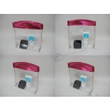 Op maat gemaakt hoog-Einde heat seal afdrukken duidelijke Pvc make-up tas