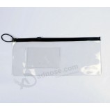 Personalizado alto-Bolsa transparente con cierre de cremallera de Cloruro de polivinilo suave