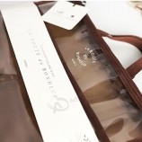 Oem耐用透明PVC化妆护肤包手袋