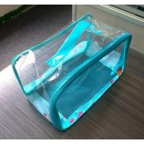 批发定制高-结束环保PVC防水女性旅行护肤包案例
