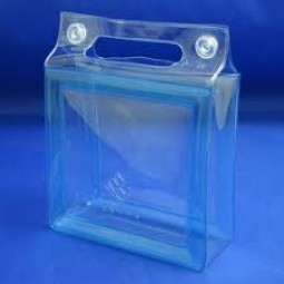 Großhandel angepasst hoch-Ende clear button PVC kosmetiktasche schminktasche