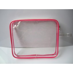 Wholesale Customized high-end Travel Set Useful Clear PVC Cosmetic Bag with your logo