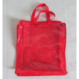 Groothandel op maat gemaakt hoog-Einde oem plastic rits Pvc beddengoed tas met handvat