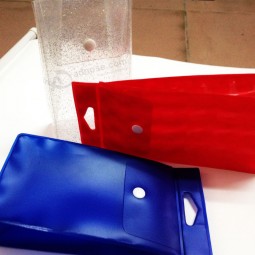 Shampooing de corps en plastique de Pvc de haute qualité adapté aux besoins du client emballant des sacs de bouton taille d'oem et Logo