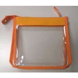 2017 Customized high quality Hot Sale Cheap Clear PVC Zipper Bag