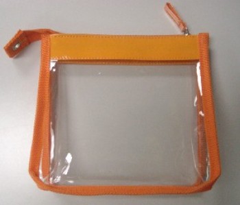 2017 Customized high quality Hot Sale Cheap Clear PVC Zipper Bag