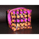 Al por mayor personalizado alto-Final hermoso bolso de caramelos de Cloruro de polivinilo respetuoso del medio ambiente, durable bolsa promocional, bolsa de maquillaje