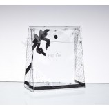 Groothandel op maat gemaakt hoog-Einde hete verkoop duidelijke kNeep Pvc make-up tas