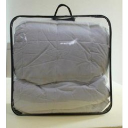 Wholesale Customized high-end Cheap Clear Plastic Zipper Handling PVC Bedding Bag