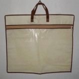 Al por mayor personalizado alto-Bolsa plástica de la almohada del Cloruro de polivinilo de la cremallera clara del OEM oem con las manijas