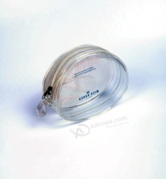 Wholesale Customized high-end OEM Mini Plastic Zipper PVC Makeup Bag