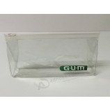 Al por mayor personalizado alto-Finalice la bolsa ziplock de plástico transparente con impresión de Logotipo
