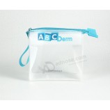 Al por mayor personalizado alto-Impresión final abc zipper Cloruro de polivinilo packing bag