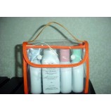 Großhandel angepasst hoch-Endee, die klare FensterPVC-Kosmetikgriff-Geschenktasche nähen