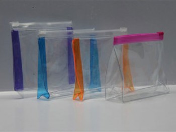 Wholesale Customized high-end Print OEM Clear PVC Skin Care Bag with Custom Size