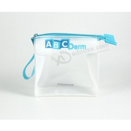 Wholesale Customized high-end Eco-Friendly Frosted Printing ABC PVC Zipper Bag