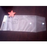 Al por mayor personalizado alto-La fabricación de China del extremo despeja la bolsa de la extensión del pelo del Cloruro de polivinilo