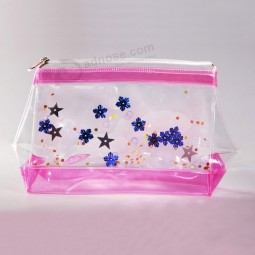 Großhandel angepasst hoch-Ende-Mode klar PVC-Make-up Tasche mit Reißverschluss