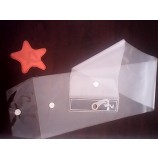 En gros personnalisé haut-Fin d'impression clair sac d'extension de cheveux Pvc