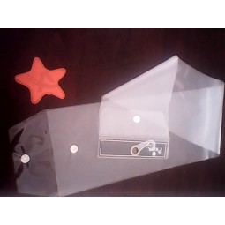 Groothandel op maat gemaakt hoog-Einde print clear Pvc haarverlenging tas