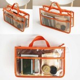 Großhandel angepasst hoch-Endee neue Design klar PVC Dame Make-up Tasche mit Reißverschluss