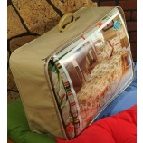 En gros personnalisé haute qualité durable clair sac de couverture de literie Pvc