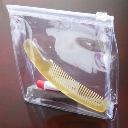批发定制高品质耐用透明PVC化妆包拉链